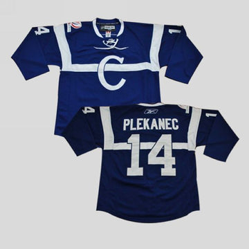 Tomas Plekanec Montreal Canadiens blue jersey