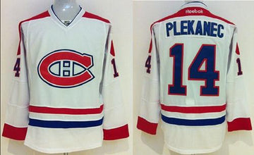 Tomas Plekanec Montreal Canadiens white jersey
