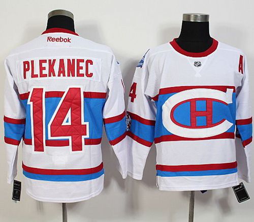 Tomas Plekanec Montreal Canadiens white Winter Classic jersey