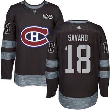 Serge Savard Montreal Canadiens black jersey