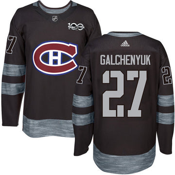 Alex Galchenyuk Montreal Canadiens black jersey