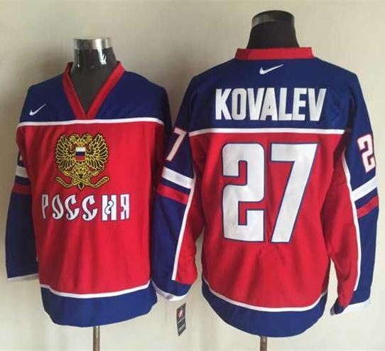 Alexei Kovalev Montreal Canadiens red-blue jersey
