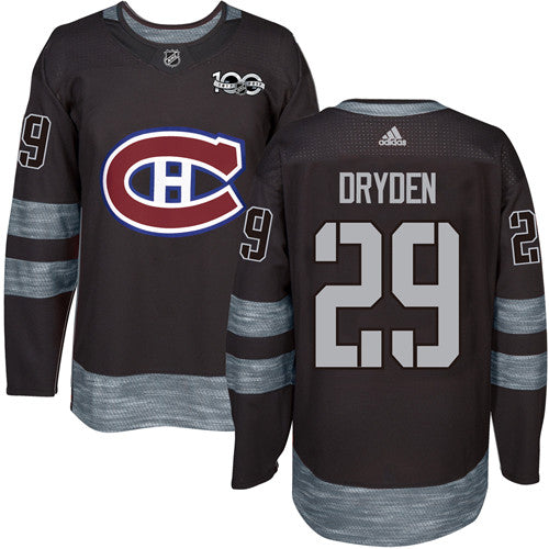 Ken Dryden Montreal Canadiens black jersey