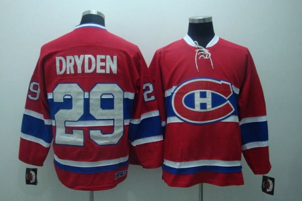 Ken Dryden Montreal Canadiens red Throwback jersey