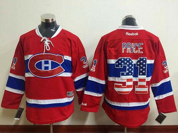 Carey Price Montreal Canadiens red Fashion jersey