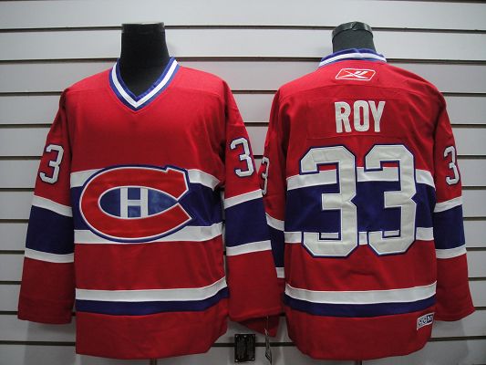 Patrick Roy Montreal Canadiens red jersey