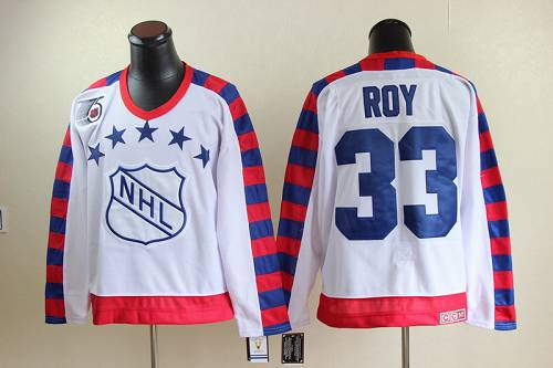 Patrick Roy Montreal Canadiens white Throwback jersey