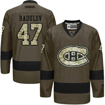 Alexander Radulov Montreal Canadiens green Salute To Service jersey