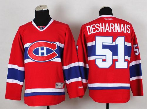David Desharnais Montreal Canadiens red jersey