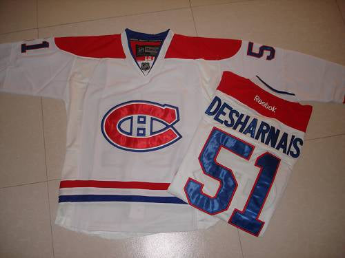 David Desharnais Montreal Canadiens white jersey