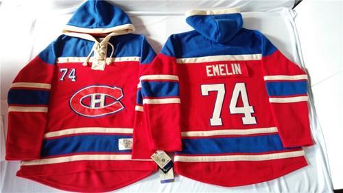 Alexei Emelin Montreal Canadiens red jersey