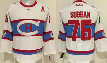PK Subban Montreal Canadiens white Winter Classic jersey