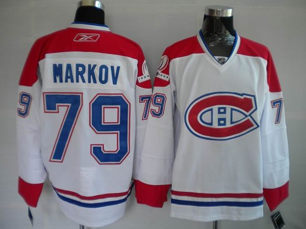 Andrei Markov Montreal Canadiens white jersey
