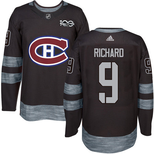 Maurice Richard Montreal Canadiens black jersey