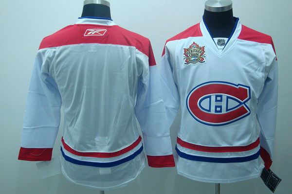 Custom Montreal Canadiens white Heritage jersey