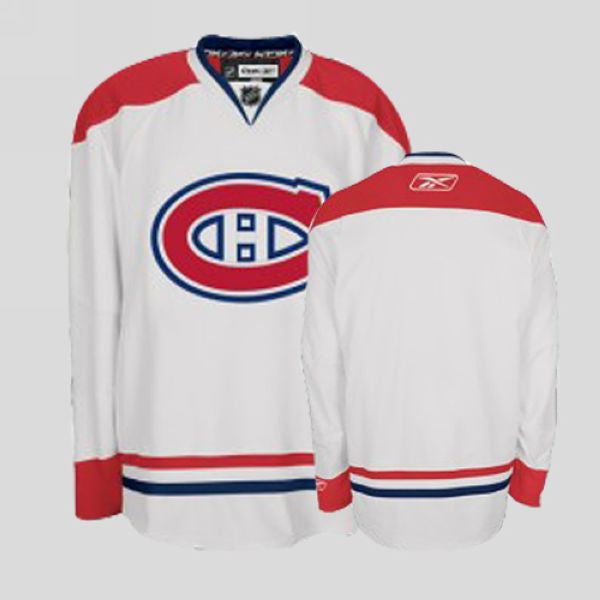 Custom Montreal Canadiens white jersey