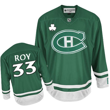 St Patty's Day Montreal Canadiens green jersey