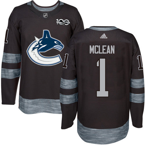 Kirk Mclean Vancouver Canucks black jersey