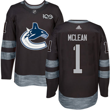 Kirk Mclean Vancouver Canucks black jersey