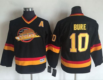 Pavel Bure Vancouver Canucks black Throwback jersey