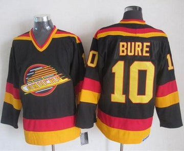 Pavel Bure Vancouver Canucks black-gold Throwback jersey