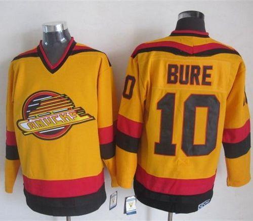 Pavel Bure Vancouver Canucks gold Throwback jersey