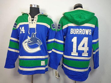 Alex Burrows Vancouver Canucks blue jersey
