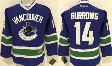 Alex Burrows Vancouver Canucks blue jersey