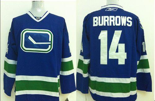 Alexandre Burrows Vancouver Canucks blue jersey