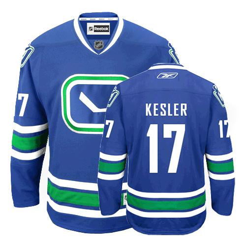 Ryan Kesler Vancouver Canucks blue jersey