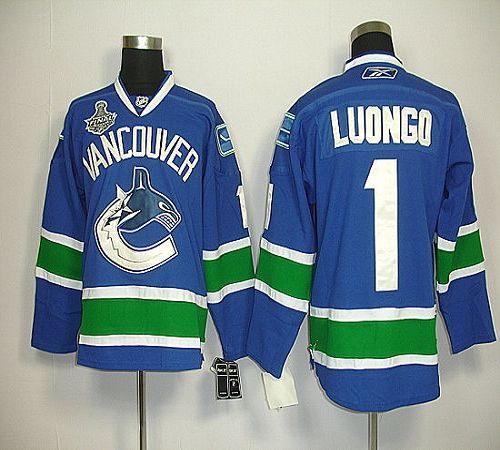 Vancouver Canucks blue jersey