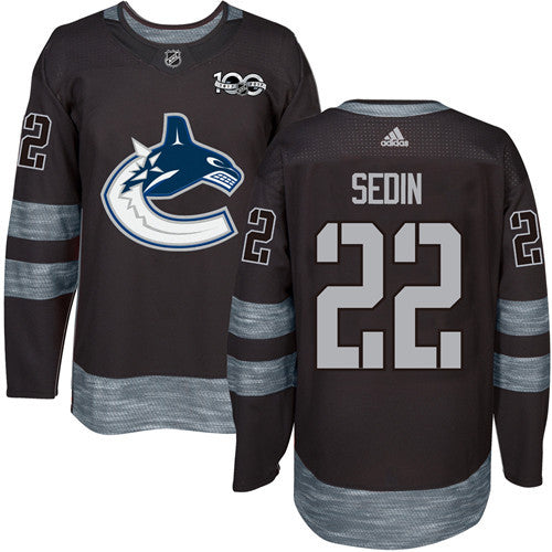 Daniel Sedin Vancouver Canucks black jersey