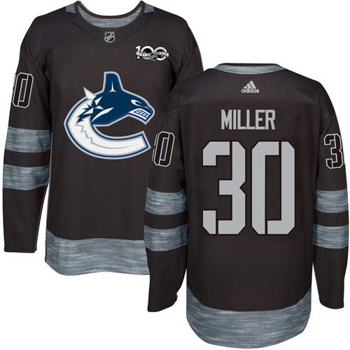 Ryan Miller Vancouver Canucks black jersey
