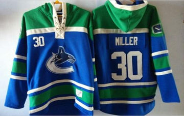 Ryan Miller Vancouver Canucks blue jersey