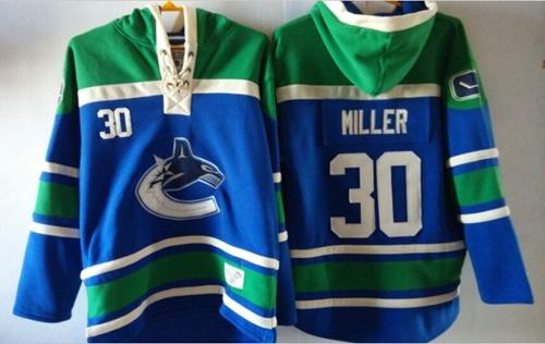 Ryan Miller Vancouver Canucks blue jersey