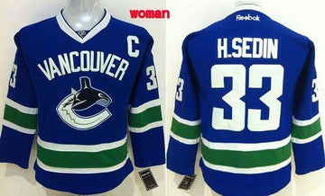 Henrik Sedin Vancouver Canucks blue Home jersey