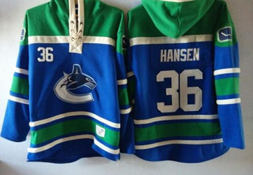 Jannik Hansen Vancouver Canucks blue jersey