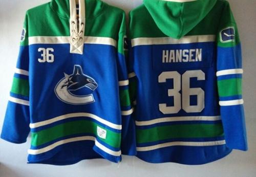 Jannik Hansen Vancouver Canucks blue jersey