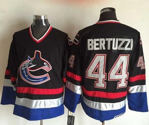 Todd Bertuzzi Vancouver Canucks black-blue Throwback jersey