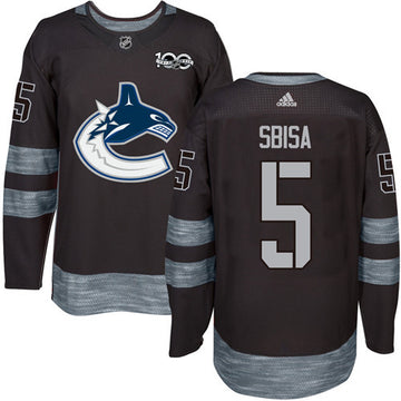 Luca Sbisa Vancouver Canucks black jersey