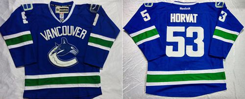 Bo Horvat Vancouver Canucks blue Home jersey
