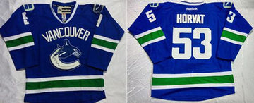 Bo Horvat Vancouver Canucks blue Home jersey