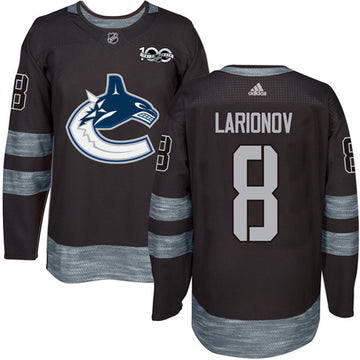 Igor Larionov Vancouver Canucks black jersey
