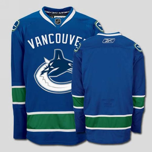 Custom Vancouver Canucks blue jersey