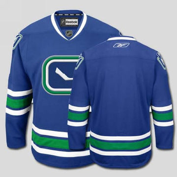 Custom Vancouver Canucks blue jersey