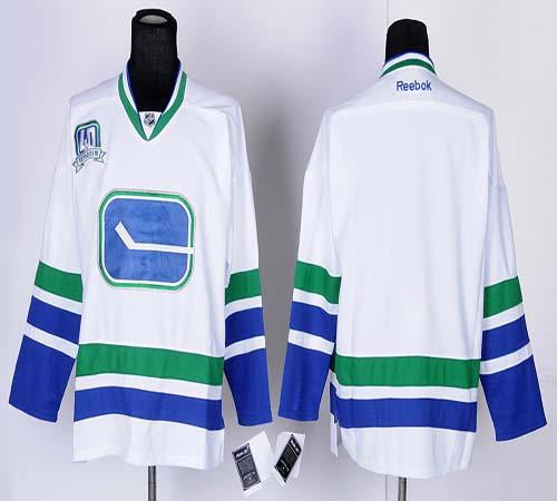Custom Vancouver Canucks white jersey