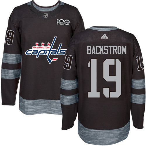 Nicklas Backstrom Washington Capitals black jersey