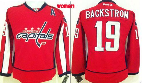 Nicklas Backstrom Washington Capitals red Home jersey