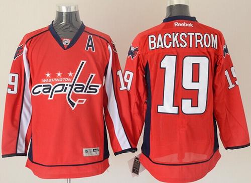 Nicklas Backstrom Washington Capitals red jersey