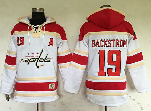 Nicklas Backstrom Washington Capitals white jersey